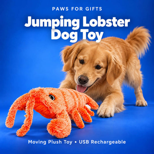 Paws Jumping Lobster Dog Toy